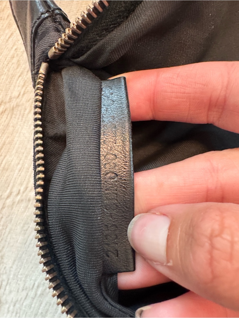Authentic Fendi Zucchino Zucca Black Belt Bag / Bum Bag / Waist Bag Vintage Y2K - Picture 11 of 12